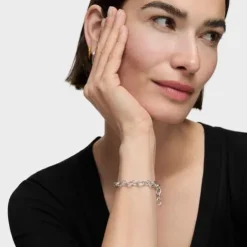 Silver TOUS Calin Bracelet with rings