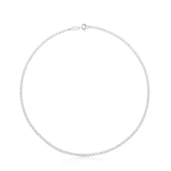 Silver TOUS Chain Choker with balls 40cm.