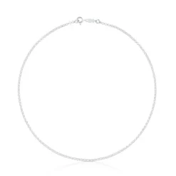 Silver TOUS Chain Choker 40cm.