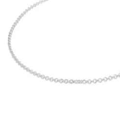 Silver TOUS Chain Choker with balls 40cm.
