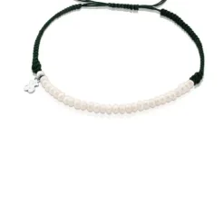 Silver TOUS Color Bracelet with pearls