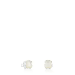 Silver TOUS Color Earrings with mother-of-pearl