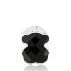 Silver TOUS Color Ring with faceted Onyx