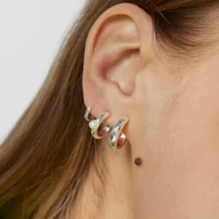 Silver TOUS Fellow Earcuff