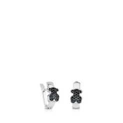 Silver TOUS Gen earrings with spinels