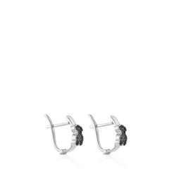 Silver TOUS Gen earrings with spinels