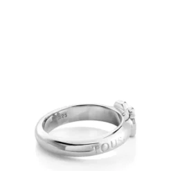 Silver TOUS Gen Ring with Spinels Bear motif