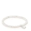 Silver TOUS Icon Color bracelet with pearls