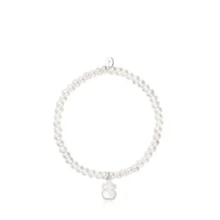 Silver TOUS Icon Color bracelet with pearls