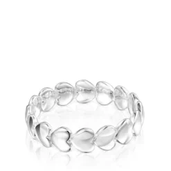 Silver TOUS Mini Icons Ring with Heart motifs