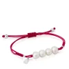 Silver TOUS Pearls Bracelet with pearls