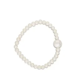 Silver TOUS Sweet Dolls Bracelet with pearls