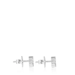 Silver TOUS Sweet Dolls earrings bear motif