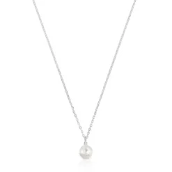 Silver TOUS Sweet Dolls Necklace with pearls