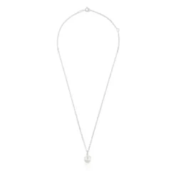Silver TOUS Sweet Dolls Necklace with pearls