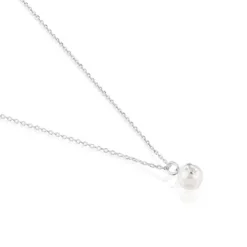 Silver TOUS Sweet Dolls Necklace with pearls