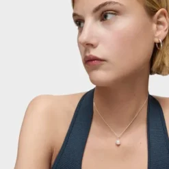 Silver TOUS Sweet Dolls Necklace with pearls