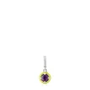 Silver TOUS Vibrant Colors Pendant with amethyst and lime green enamel