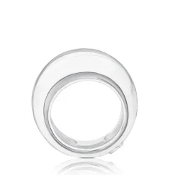 Silver TOUS Warm Ring 1cm.