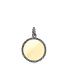 Silver Vermeil and Dark Silver Minne Pendant