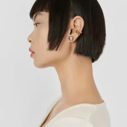 Silver vermeil and dark silver Twiling Earrings