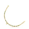 Silver vermeil and malachite Bracelet Bold Bear