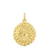 Silver vermeil crochet bear Medallion Efecttous