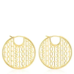 Silver vermeil Earrings Logo