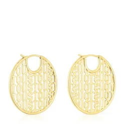 Silver vermeil Earrings Logo