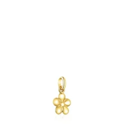 Silver Vermeil Fragile Nature flower Pendant