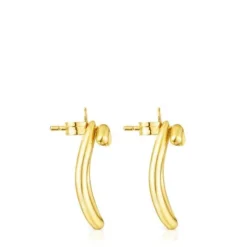 Silver vermeil Hav circular Earrings