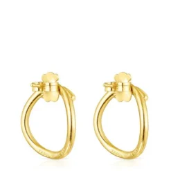 Silver vermeil Hav circular Earrings