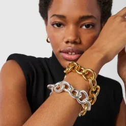 Silver vermeil Hav XL Bracelet