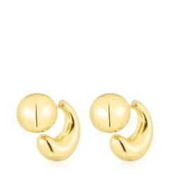 Silver vermeil Hoop earrings TOUS Balloon