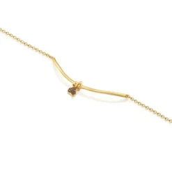 Silver vermeil Luah bear Bracelet with quartz