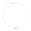 Silver vermeil Mom Necklace with cultured pearls TOUS Mama