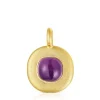 Silver vermeil Nattfall Pendant with amethyst