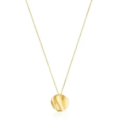 Silver Vermeil Nenufar petal Necklace
