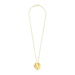 Silver Vermeil Nenufar petal Necklace