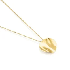 Silver Vermeil Nenufar petal Necklace