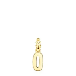 Silver Vermeil Numbers number 0 Pendant
