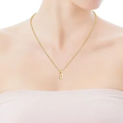 Silver Vermeil Numbers number 0 Pendant