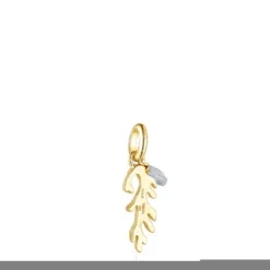 Silver vermeil Oceaan Color Pendant with labradorite