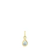 Silver vermeil Pendant with topaz Alma Motif