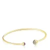 Silver vermeil Plump Bracelet with gemstones