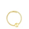 Silver vermeil Plump Circle earcuff