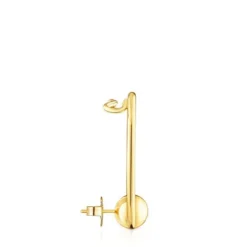 Silver vermeil Plump Circle earcuff