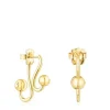 Silver vermeil Plump Earrings
