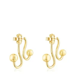 Silver vermeil Plump Earrings