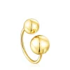 Silver vermeil Plump Open ring